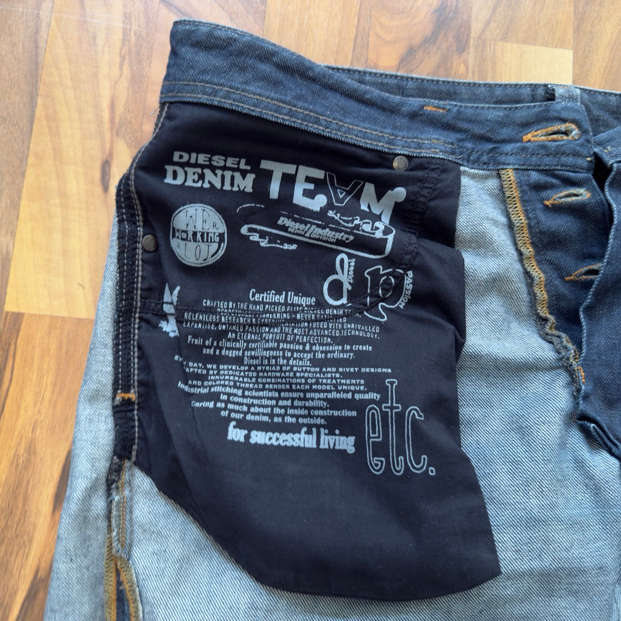 Diesel Larkee 008Z8 Jeans W36 L32 – Made in Italy – 2012/2013